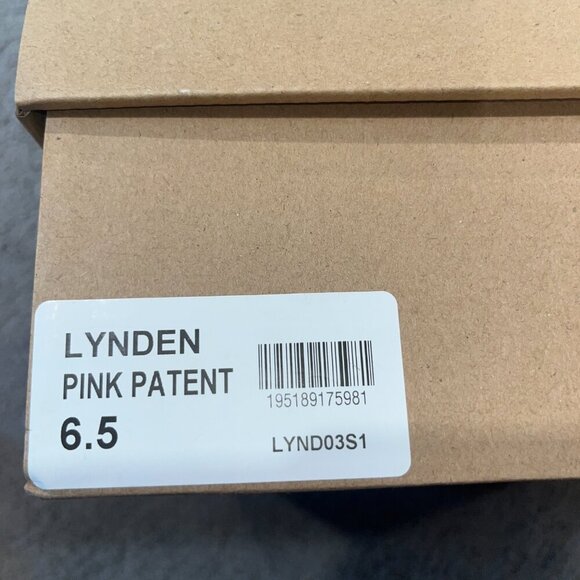 STEVE MADDEN LYNDEN PINK PATENT ANKLE BOOT SIDE ZIP BLOCK HEEL - NEW IN BOX  6.5 - Picture 5 of 9